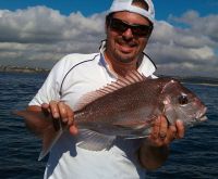 Andrew Perros with Snapper